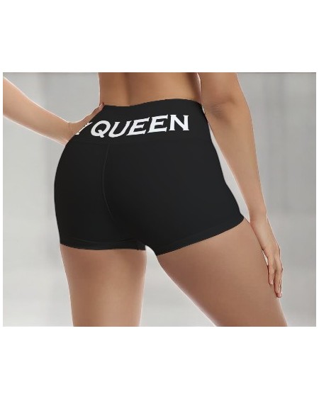 Queen of Spades Booty Shorts for Hotwife | QOS Crown Spade Shorts | BBC Fetish Activewear | Sexy Gym Shorts for Cuckold Lifestyl