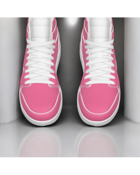 Pink Sissy High-Top Sneakers – Feminization Training Shoes for Roleplay & Fetish Fashion  Ce titre :