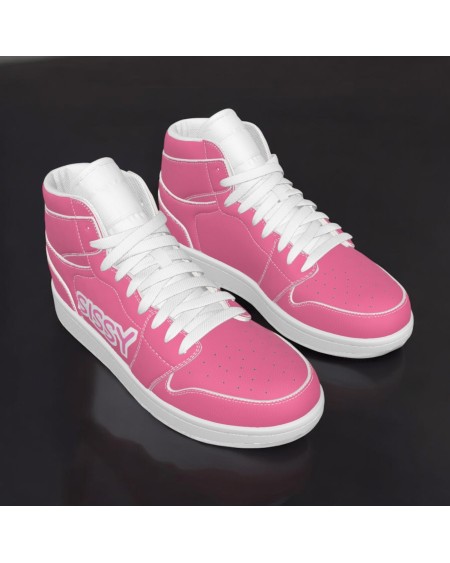 Pink Sissy High-Top Sneakers – Feminization Training Shoes for Roleplay & Fetish Fashion  Ce titre :