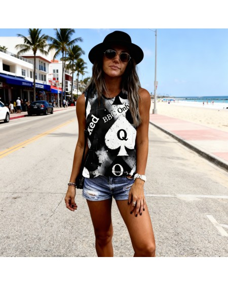 Queen of Spades BBC Only Sleeveless Tank Top for Women