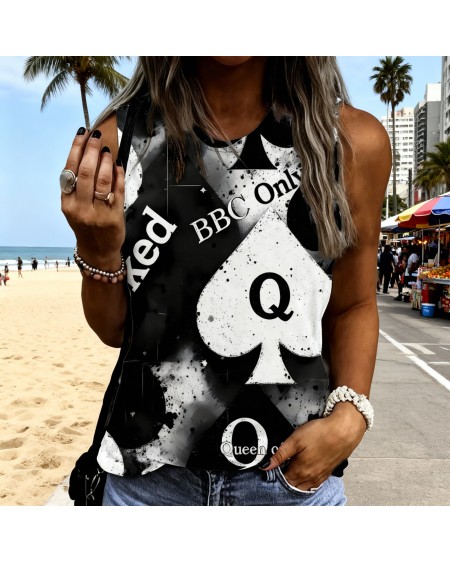 Queen of Spades BBC Only Sleeveless Tank Top for Women