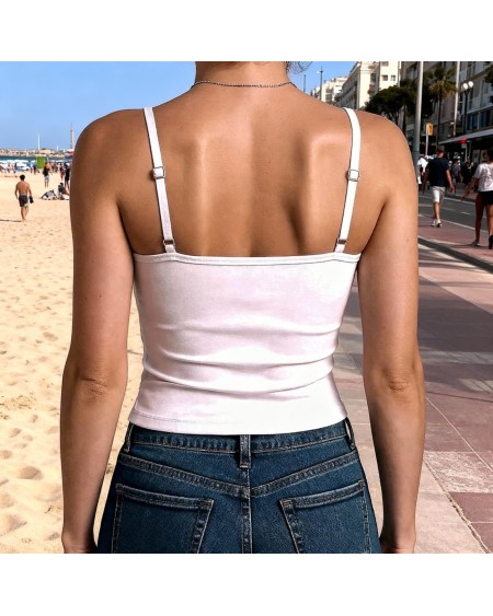 Queen of Spades Camisole Top QOS – Fetish Queen Spaghetti Strap Tank Top for Hotwife Lifestyle