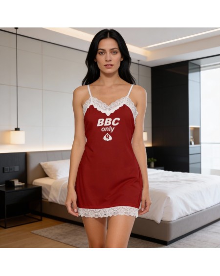 BBC Only Babydoll – Lace Fetish Slip Dress Queen of Spades