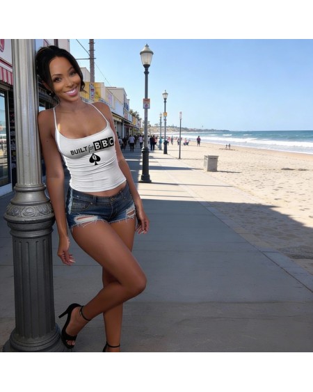 Built for BBC Tank Top Queen of Spades – Hotwife Fetish Spaghetti Strap Vest QOS