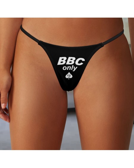 BBC ONLY Thong, Slut clothing, cuckolding, hotwife panties,