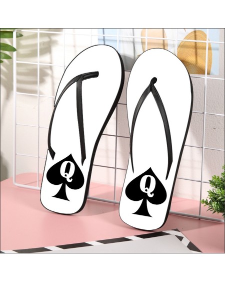 QUEEN Of SPADES Flip Flops, queen off spades tong, qos,