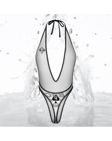 Queen of Spades BBC Only Mesh Jumpsuit Underwear – Sheer Fetish One Piece Hotwife Clubwear