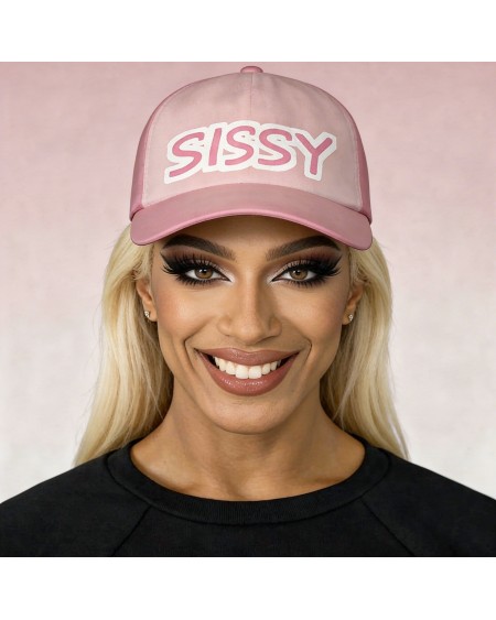 Sissy Pink Cap Crossdresser Fetish Hat Feminization Lifestyle