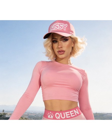 Sissy Pink Cap Crossdresser Fetish Hat Feminization Lifestyle