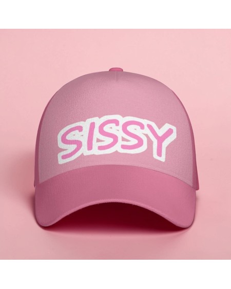 Sissy Pink Cap Crossdresser Fetish Hat Feminization Lifestyle