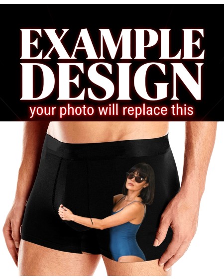 Custom Photo Boxer Shorts – Your Picture Here Personalized Underwear