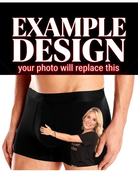 Custom Photo Boxer Shorts – Your Picture Here Personalized Underwear