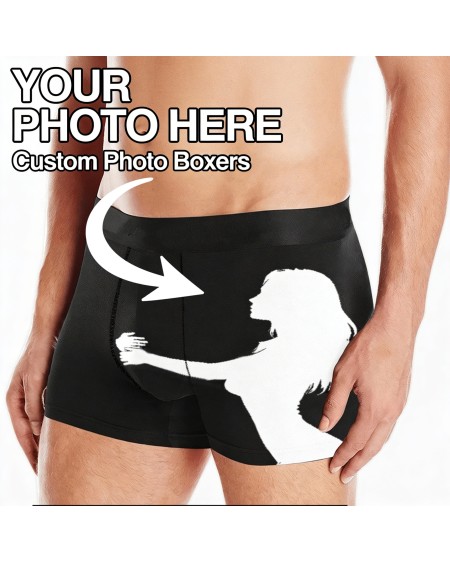 Custom Photo Boxer Shorts – Your Picture Here Personalized Underwear