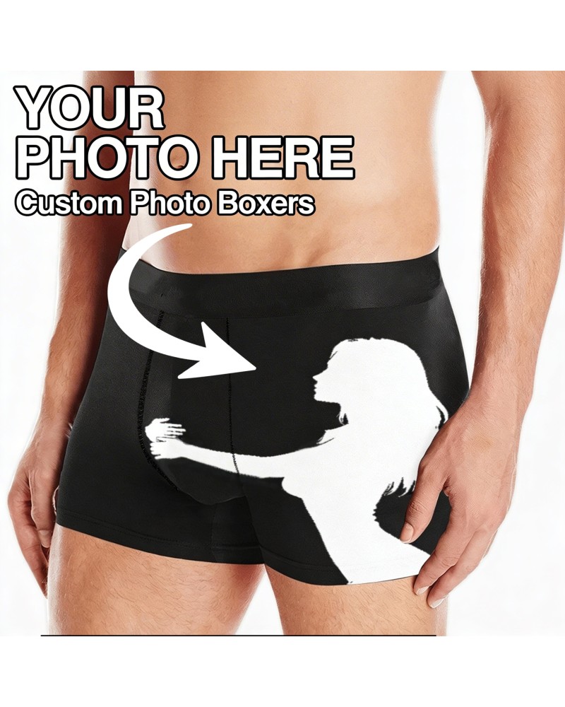 Custom Photo Boxer Shorts – Your Picture Here Personalized Underwear