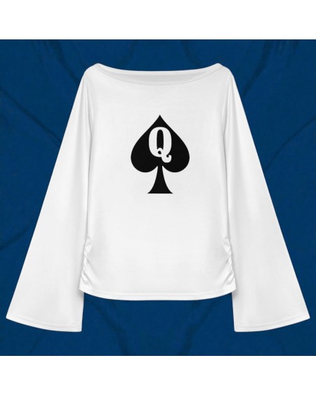 Queen of Spades Top QOS Fetish Long Sleeve XS-5XL