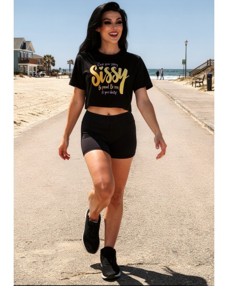 Sissy Crop Top Fetish Pride Shirt Feminization Clothing