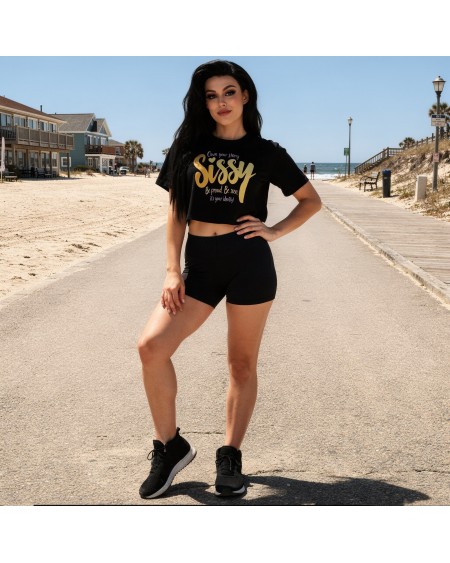 Sissy Crop Top Fetish Pride Shirt Feminization Clothing