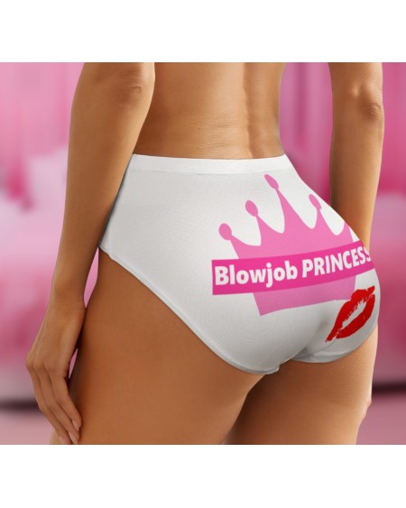 Panties BLOWJOB PRINCESS, Slut clothing, cuckolding, hotwife