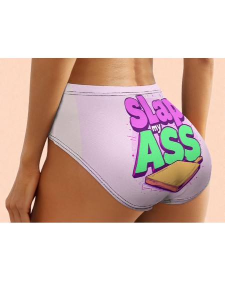 Funny Slap My Ass Panties Sexy Cute Lingerie Gift