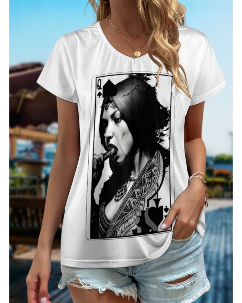 QUEEN Of SPADES tshirt, queen off spades tshirt, qos t -