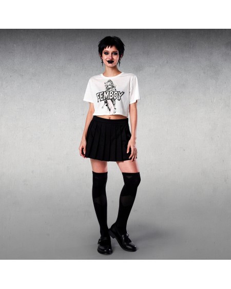 Femboy Crop Top Anime Aesthetic Shirt Softboy Outfit