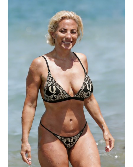 Queen of Spades Leopard Bikini QOS Swimsuit
