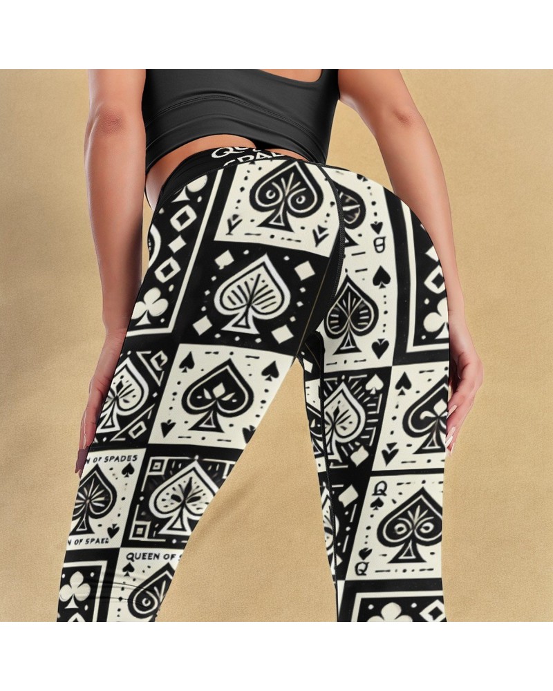 Queen Of Spades Legging - Stylish QOS Clothing for Hotwife,