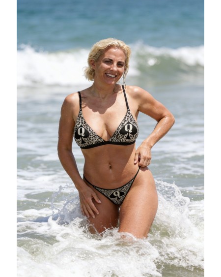 Queen of Spades Leopard Bikini QOS Swimsuit