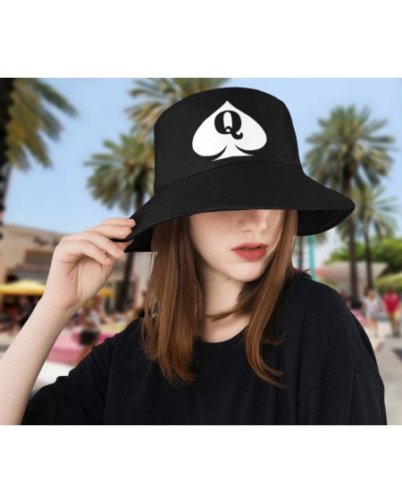 QUEEN OF SPADES Summer Bucket hat, slut clothing,