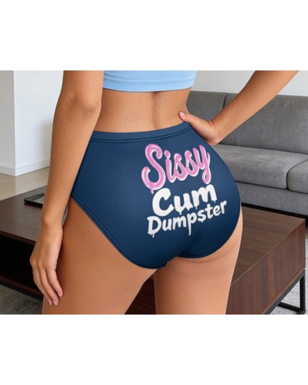 Sissy Cum Dumpster Panties S-5XL Pink Fetish Lingerie
