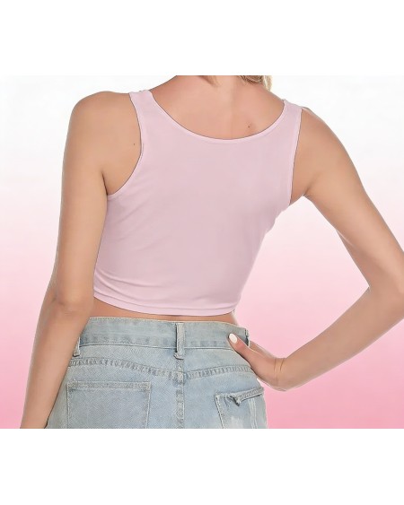 Sissy Crop Top Pink Chastity Cage XS-5XL Femboy Fetish