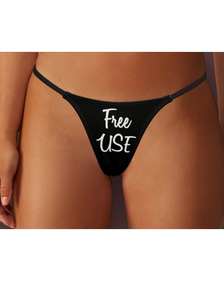 FREE USE Thong, slut clothing, cuckolding, hotwife panties,