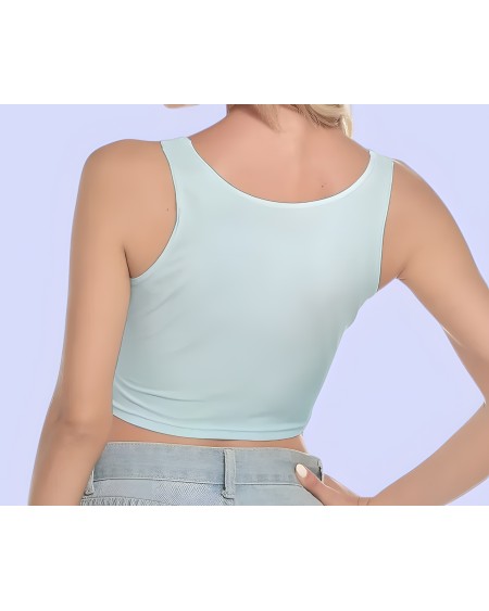 Sissy Crop Top Pink Fetishwear Femboy Tank Top S-5XL