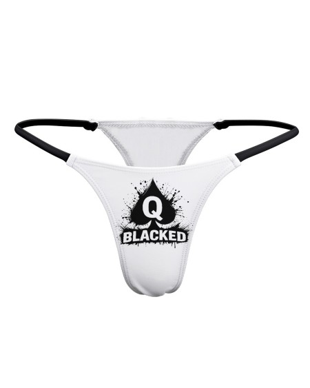 QOS Blacked Thong – Queen of Spades Fetish String