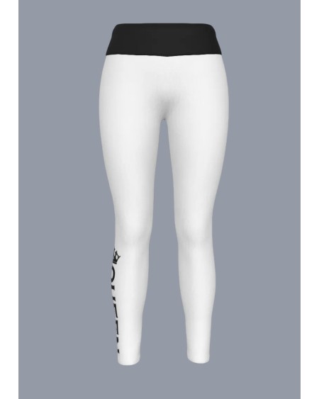 Queen of Spades White Leggings QOS Fetish XS-6XL