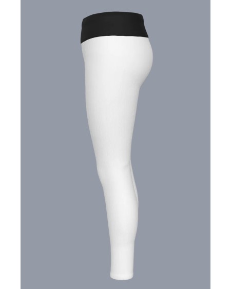 Queen of Spades White Leggings QOS Fetish XS-6XL