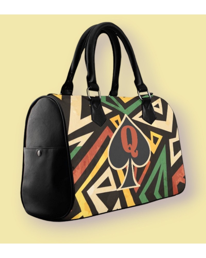 QUEEN OF SPADES African tribal Handbag, slut clothing,