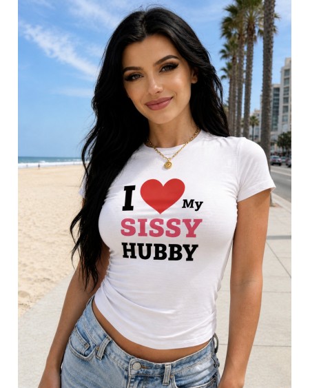 Sissy Hubby T-Shirt S-5XL Fetish Hotwife BDSM Tee