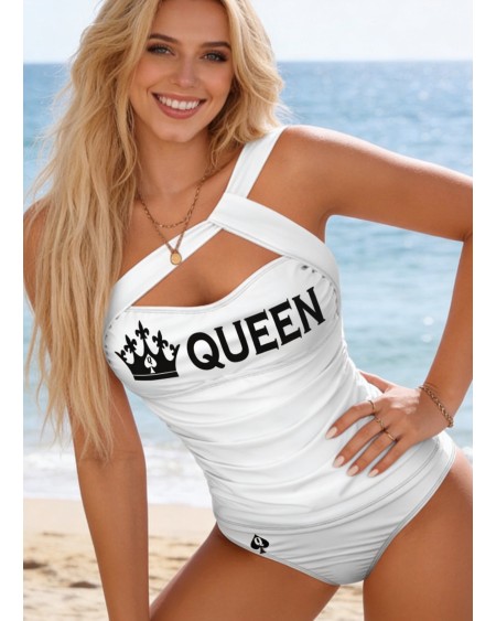 Queen Of Spades Two Piece Swimsuit QOS Bikini Set