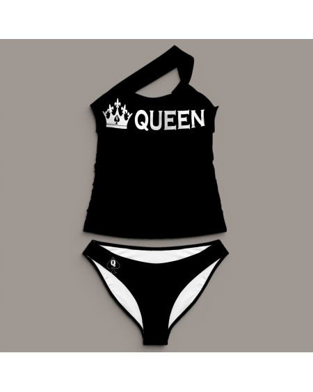 Queen Of Spades Two Piece Swimsuit QOS Bikini Set