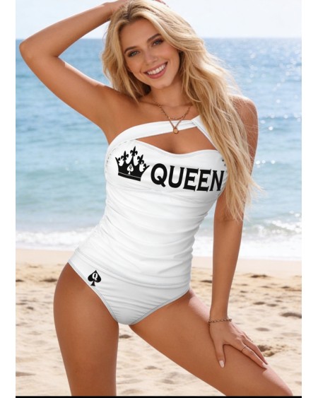 Queen Of Spades Two Piece Swimsuit QOS Bikini Set