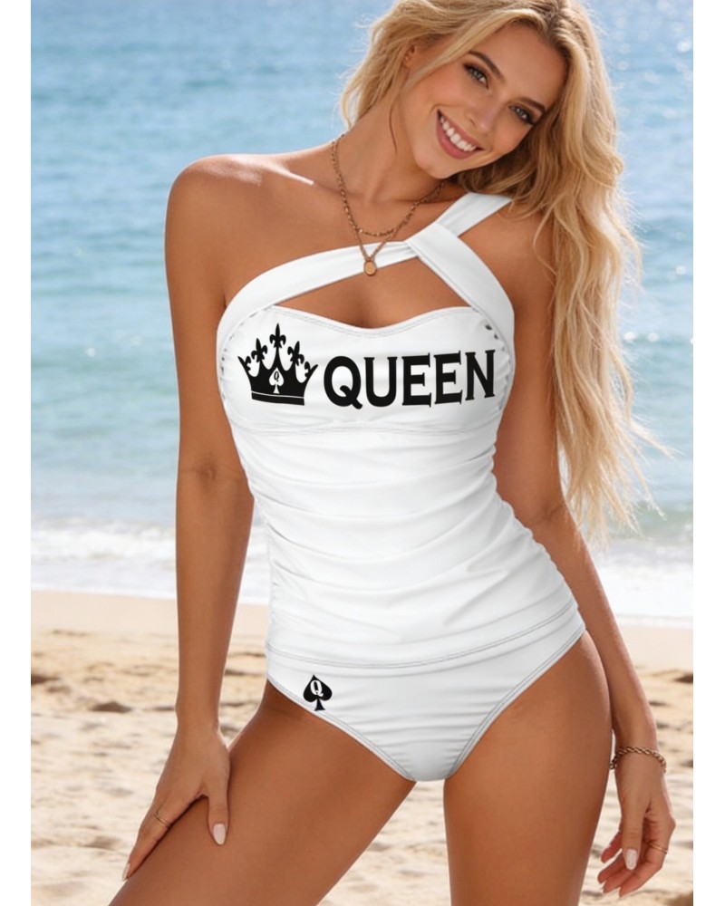 Queen Of Spades Two Piece Swimsuit QOS Bikini Set