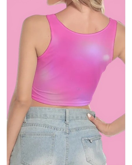 Slutty Sissy Pink Crop Top for Femboy & Crossdresser
