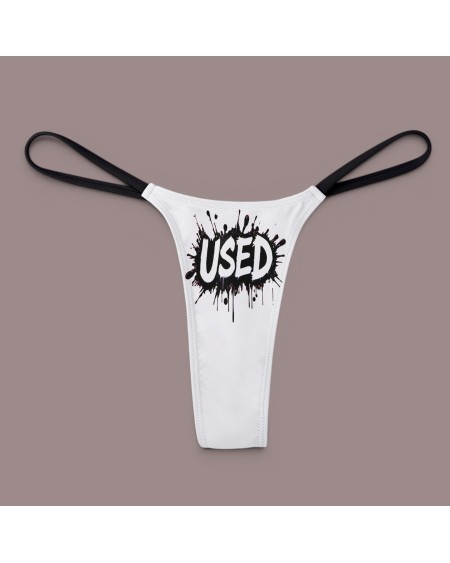 USED Fetish String Thong Sexy Hotwife Panties
