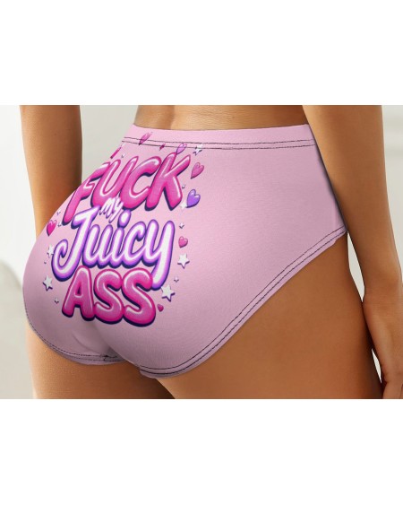 Fuck My Juicy Ass Pink Fetish Panties S-5XL