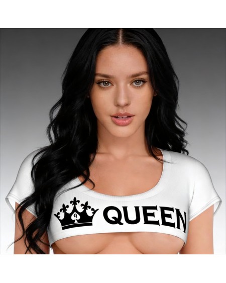 Queen of Spades Underboob Crop Top | Sexy QOS Clubwear