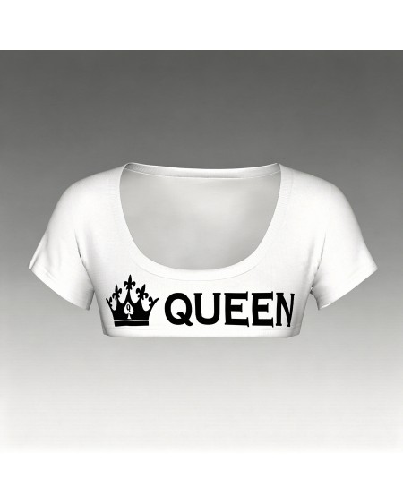 Queen of Spades Underboob Crop Top | Sexy QOS Clubwear