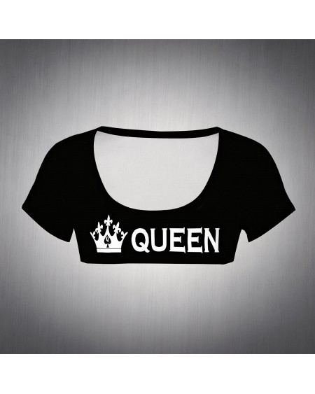 Queen of Spades Underboob Crop Top | Sexy QOS Clubwear