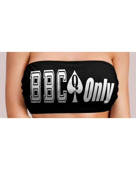 BBC Only Tube Top Queen of Spades Fetish Bandeau