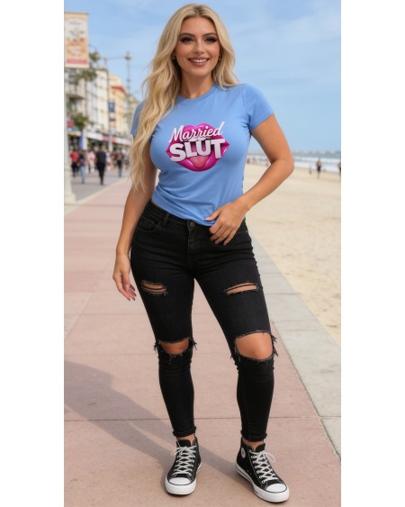 Married Slut Hotwife Fetish Crop Top Shirt